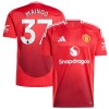 Camiseta de fútbol Manchester United Mainoo 37 Primera Equipación 2024-25 - Hombre